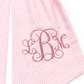 Detailed close up of embroidery