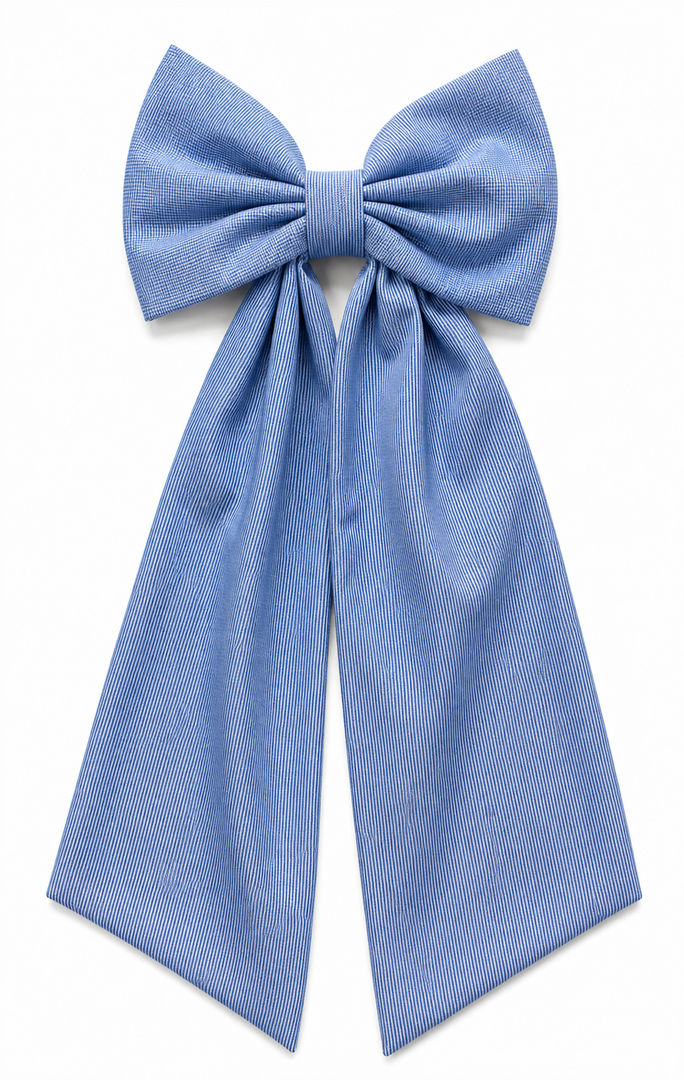 Personalized newborn name sash in blue pique cotton fabric with oversized bow, baby hospital announcement sash keepsake gift for newborn boy