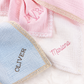 Beau Bear Muslin Pacifier Lovey Set styled lifestyle shot