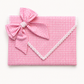 First Moments Keepsake Envelope, full front view showing embroidered name