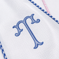 Baby Name Pillow & Bow Sash Set nursery styling shot